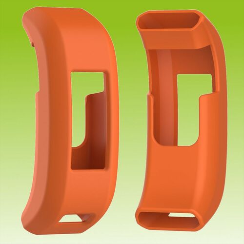 F�r Garmin Vivosmart HR Hochwertiges Kunststoff / Silikon Uhr Watch Smart Sport H�lle Orange