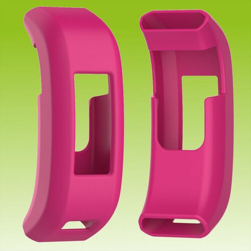 F�r Garmin Vivosmart HR Hochwertiges Kunststoff / Silikon Uhr Watch Smart Sport H�lle Pink / Rosa