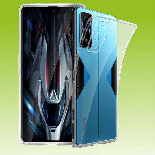 F�r Xiaomi Poco F4 GT Silikoncase TPU Schutz Transparent Handy Tasche H�lle Cover Etuis