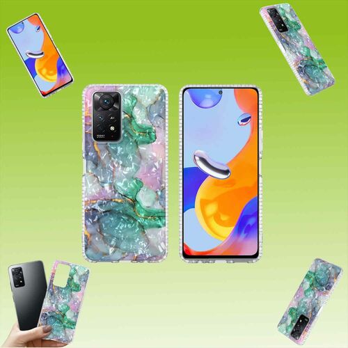 F�r Xiaomi Redmi Note 11 Pro 5G Silikon Handy Tasche Etuis TPU Muster Motiv 7 Schutz H�lle Cover