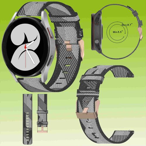 F�r Samsung Galaxy Watch FE 6 5 4 Normal Pro Classic Nylon Arm Band