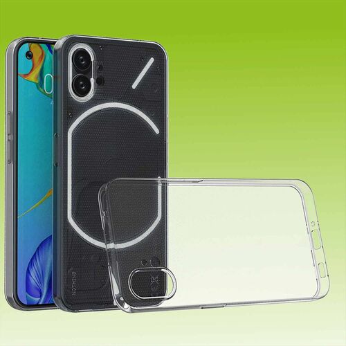 F�r Nothing Phone 1 Silikoncase TPU Schutz Transparent Handy Tasche H�lle Cover Etuis
