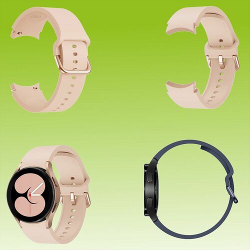 F�r Samsung Galaxy Watch FE 6 5 4 Normal Pro Classic Silikon Armband