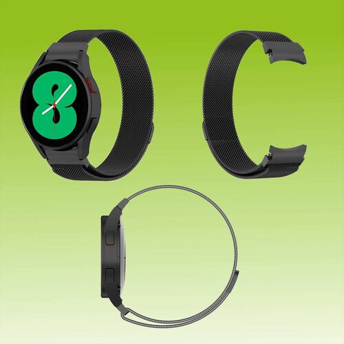 F�r Samsung Galaxy Watch / Google Pixel Watch Gewebter Stoff Uhr Sport Armband 