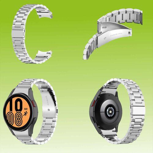 F�r Samsung Galaxy Watch FE 6 5 4 Normal Pro Classic Edelstahl Armband