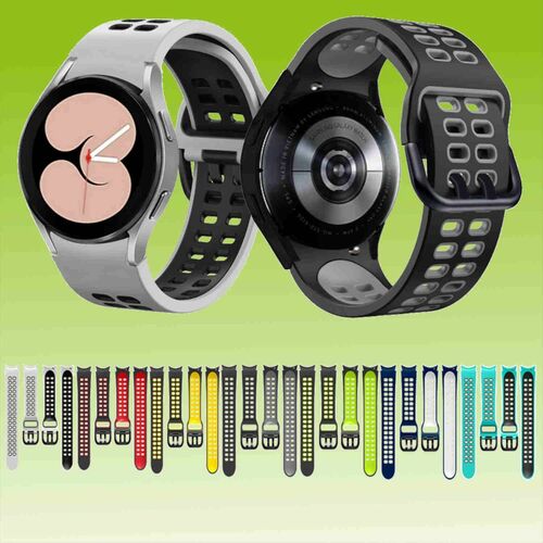 F�r Samsung Galaxy Watch FE 6 5 4 Normal Pro Classic Gr��en Silikon TPU Armband