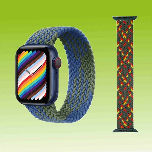 F�r Apple Watch Series 10 / 1 + 2 Ultra 9 8 7 6 5 4 3 2 1 SE Hochwertiges Nylon Ersatz Tausch Uhr Armband Zubeh�r Neu 