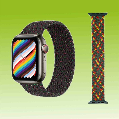 F�r Apple Watch Series 10 / 1 + 2 Ultra 9 8 7 6 5 4 3 2 1 SE Hochwertiges Nylon Ersatz Tausch Uhr Armband Zubeh�r Neu 