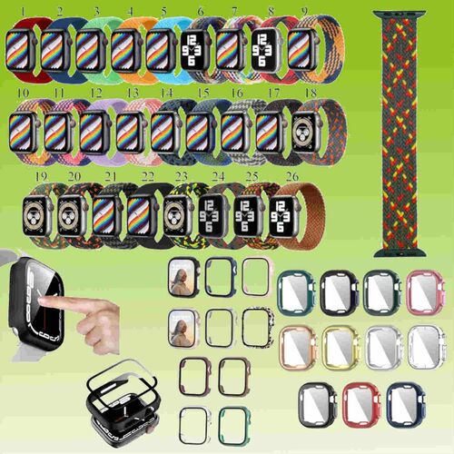 Fr Apple Watch Series 10 / 1 + 2 Ultra 9 8 7 6 5 4 3 2 1 SE Hochwertiges Nylon Ersatz Tausch Uhr Armband Zubehr Neu