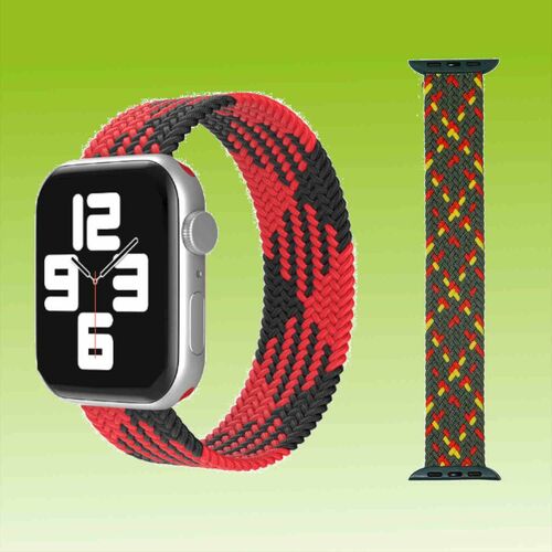 F�r Apple Watch Series 10 / 1 + 2 Ultra 9 8 7 6 5 4 3 2 1 SE Hochwertiges Nylon Ersatz Tausch Uhr Armband Zubeh�r Neu 