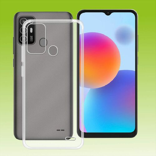 F�r ZTE Blade A52 Silikoncase TPU Schutz Transparent Handy H�lle Cover
