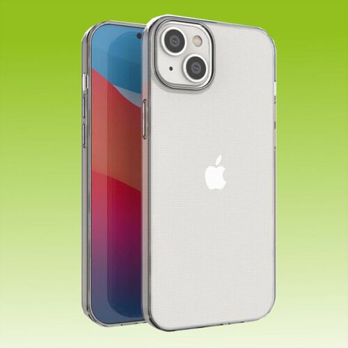 F�r Apple iPhone 14 Plus Silikoncase TPU Schutz Transparent Handy Tasche H�lle Cover Etui Zubeh�r Neu