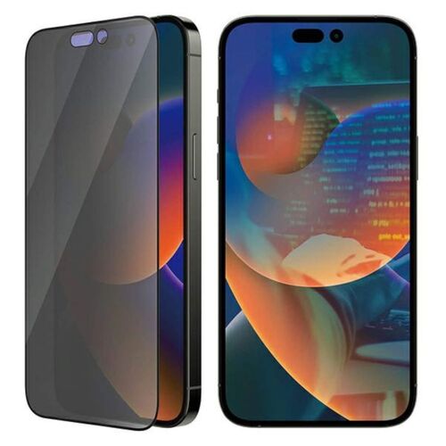 PanzerGlass f�r Apple iPhone 14 Pro Max Privacy Antibakteriell Schutzglas Hart Glas Case