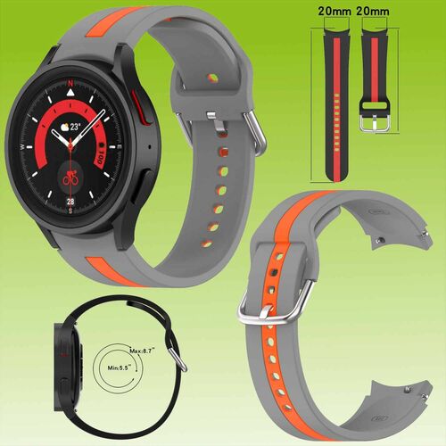 F�r Samsung Galaxy Watch FE 6 5 4 Normal Pro Classic Silikon Armband