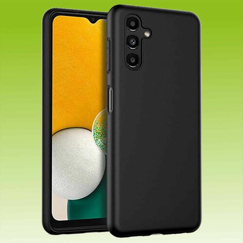 F�r Samsung Galaxy A14 5G / 4G Silikoncase TPU Schutz Schwarz Handy Tasche H�lle Cover Etui Zubeh�r Neu