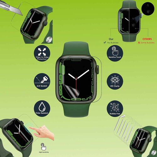 F�r Google Pixel Watch 3 41mm / 2 / 1 Display Hydrogel Schutz Folie