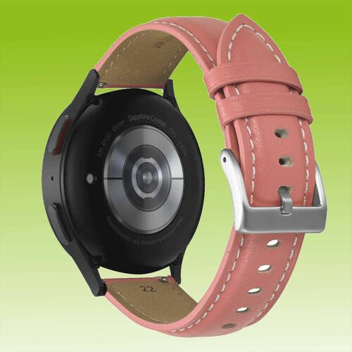 F�r Samsung Galaxy Watch FE 6 5 4 Normal Pro Classic Gr��en Kunstleder Armband 