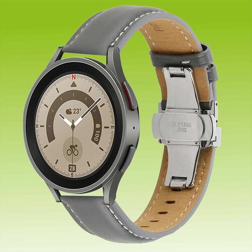 F�r Samsung Galaxy Watch FE 6 5 4 Normal Pro Classic Leder Armband