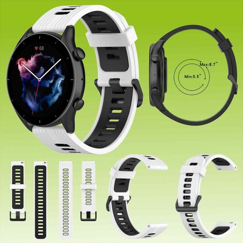 Für Amazfit GTS4 Mini / GTR Mini Uhr Kunststoff / Silikon Armband