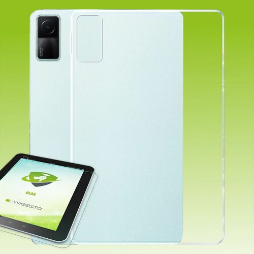 F�r Xiaomi Redmi Pad 10.6 Zoll Transparent H�lle Tablet Tasche Cover + H9 Hart Glas
