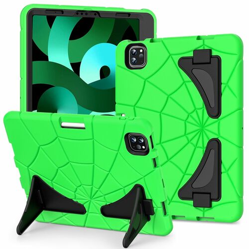 F�r Apple iPad Air 11 2024  / Air 4 / 5 10.9 2020 / Pro 11.0 2022 / 2021 / 2020 / 2018 Hybrid Gr�n / Schwarz Tablet Tasche