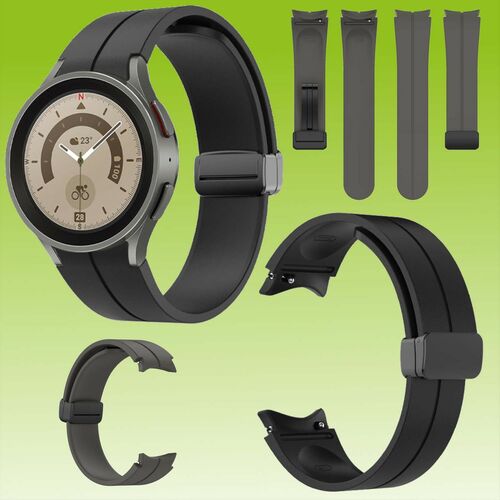 F�r Samsung Galaxy Watch FE 6 5 4 Normal Pro Classic Gr��en Kunststoff Silikon 