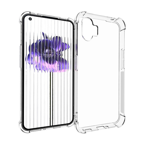 F�r Nothing Phone 1 Schock Silikoncase TPU Schutz Transparent Handy Tasche H�lle Cover Etui Zubeh�r Neu