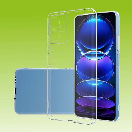 F�r Xiaomi Poco X5 Pro 5G / Xiaomi Redmi Note 12 Pro 5G Silikoncase TPU Schutz Transparent Handy Tasche H�lle Cover Etui Zubeh�r Neu