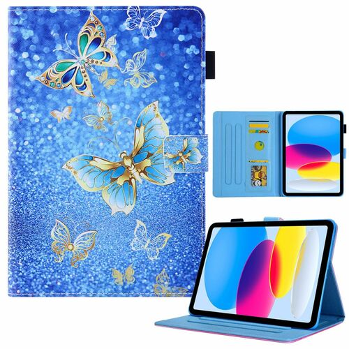 F�r Apple iPad 11. Gen A16 2025 / 10.9 2022 Kunstleder Tasche Motiv 10