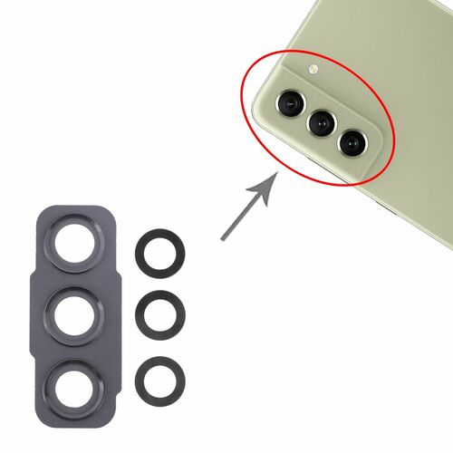 Kamera Linsencover f�r Samsung Galaxy S21 FE 5G Camera Ersatzteil Ersatz