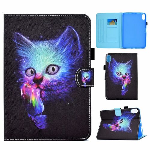 F�r Apple iPad 10.9 2022 10. Generation Motiv Muster Tablet Tasche Kunst-Leder H�lle Etuis Cover Schutz Case Zubeh�r 