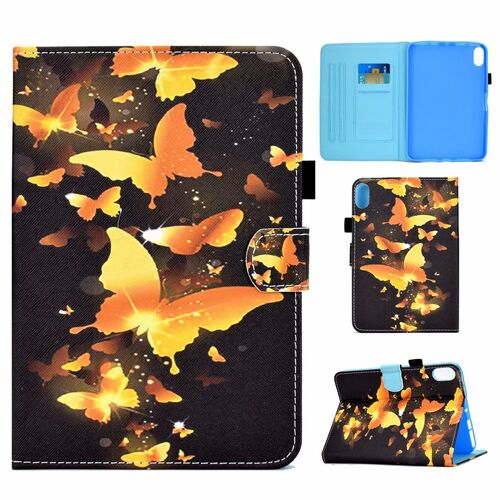 F�r Apple iPad 10.9 2022 10. Generation Motiv Muster Tablet Tasche Kunst-Leder H�lle Etuis Cover Schutz Case Zubeh�r 