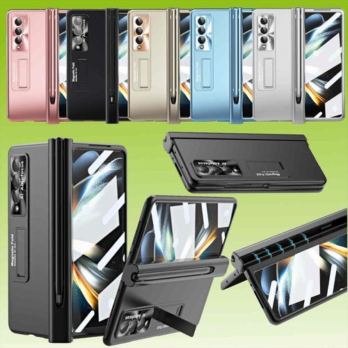 F�r Samsung Galaxy Z Fold 7 6 5 4 5G Magnetische Handy H�lle mit Stift + Slot
