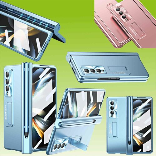 F�r Samsung Galaxy Z Fold 7 6 5 4 5G Magnetische Handy H�lle mit Stift + Slot 