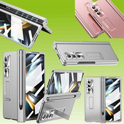 F�r Samsung Galaxy Z Fold 7 6 5 4 5G Magnetische Handy H�lle mit Stift + Slot 