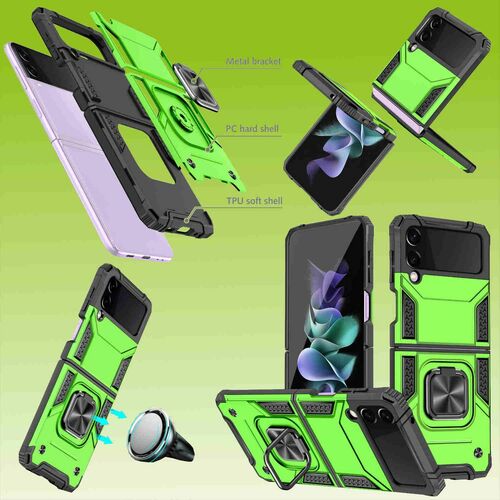 F�r Samsung Galaxy Z Flip / Fold 5G H�lle Armor Magnet Ring Cover Handy H�lle  
