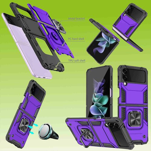 F�r Samsung Galaxy Z Flip / Fold 5G H�lle Armor Magnet Ring Cover Handy H�lle  