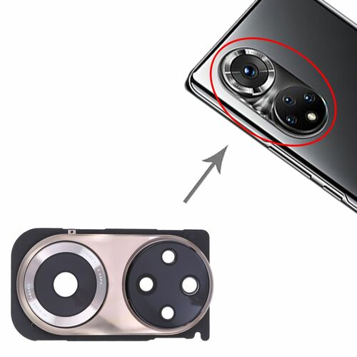 Camera Lens f�r Honor 50 Pro Cam Gold Linse Ersatzteil Reparatur Zubeh�r Ersatz