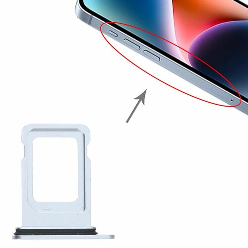SIM Karten Halter Adapter + Card Tray f�r Apple iPhone 14 Plus Ersatzteil Blau