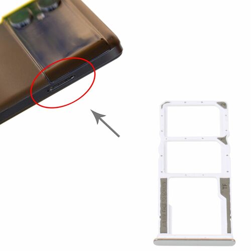 SIM Card Tray + Micro SD Card Tray Karten Halter Adapter Xiaomi Poco M4 5G Ersatzteil