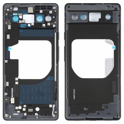 Geh�use Rahmen Mittelrahmen Front Housing Deckel f�r Google Pixel 6a Schwarz Ersatz