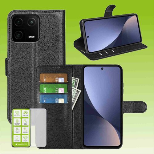 F�r Xiaomi 13 Pro Zubeh�r / Schutz Cover Handy Tasche Etuis TPU Case Schutz Hart Glas AUSWAHL 