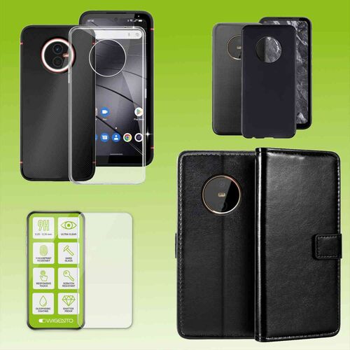 F�r Gigaset GX4 Zubeh�r / Schutz Cover Handy Tasche Etuis TPU Case Schutz Hart Glas AUSWAHL