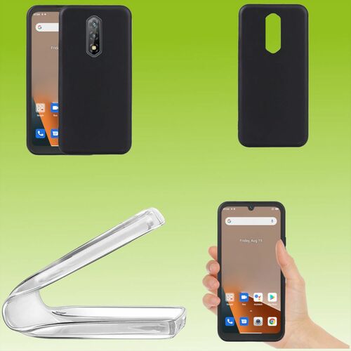 F�r Blackview BV5200 Pro Silikoncase TPU Schutz Schwarz Handy Tasche H�lle Cover Etui Zubeh�r Neu