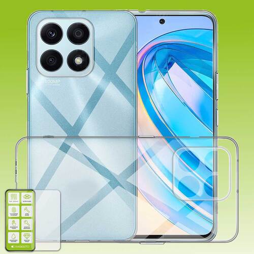F�r Honor X8a Zubeh�r / Schutz Cover Handy Tasche Etuis TPU Case Schutz AUSWAHL 