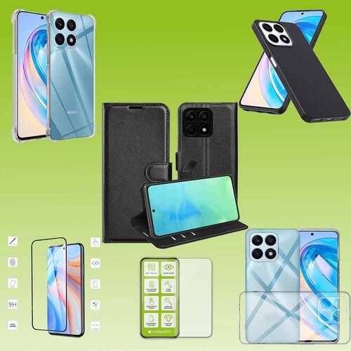 F�r Honor X8a Zubeh�r / Schutz Cover Handy Tasche Etuis TPU Case Schutz AUSWAHL