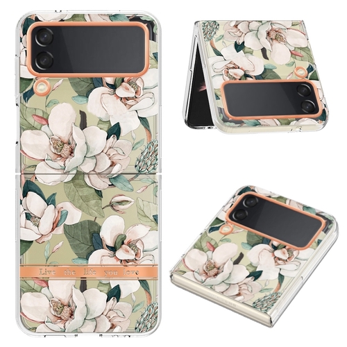F�r Samsung Galaxy Z Flip4 Design Muster Kunststoff TPU H�llen Schutz Cover Handy Tasche Muster / Motiv H�llen Etuis Muster 