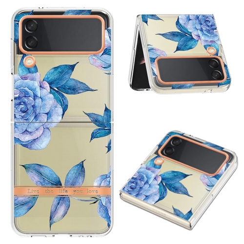 F�r Samsung Galaxy Z Flip4 Design Muster Kunststoff TPU H�llen Schutz Cover Handy Tasche Muster / Motiv H�llen Etuis Muster 