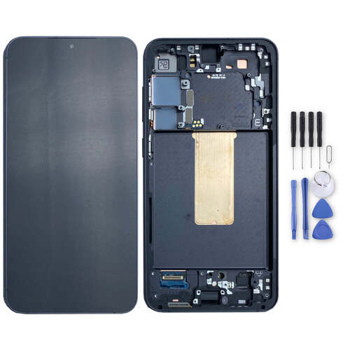 Samsung LCD Display Einheit + Touch Screen GH82-30476A f�r Galaxy S23 Plus S911B Schwarz