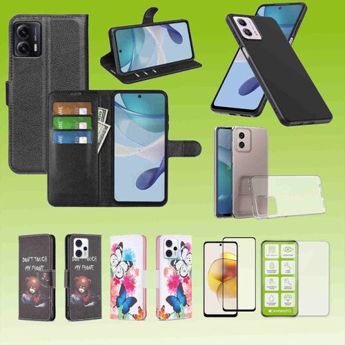 F�r Motorola Moto G53 Zubeh�r / Schutz Cover Handy Tasche Etuis TPU Case Schutz AUSWAHL